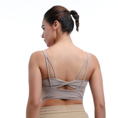 Soutiens-gorge de sport sans couture pour femmes respirants pour peau sensible