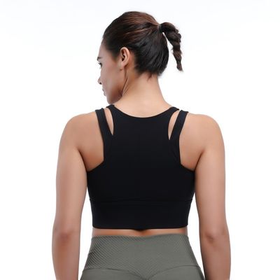 Soutient-gorge sportif sans couture léger pour le cyclisme et le Pilates