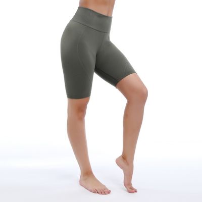 Shorts de yoga haute taille pour femmes sans coutures latérales