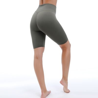 Shorts de yoga haute taille pour femmes sans coutures latérales